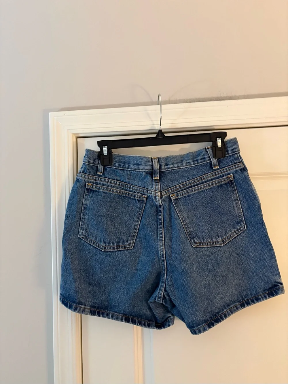 J. Crew Women’s Classic High-Rise Blue Denim Shorts